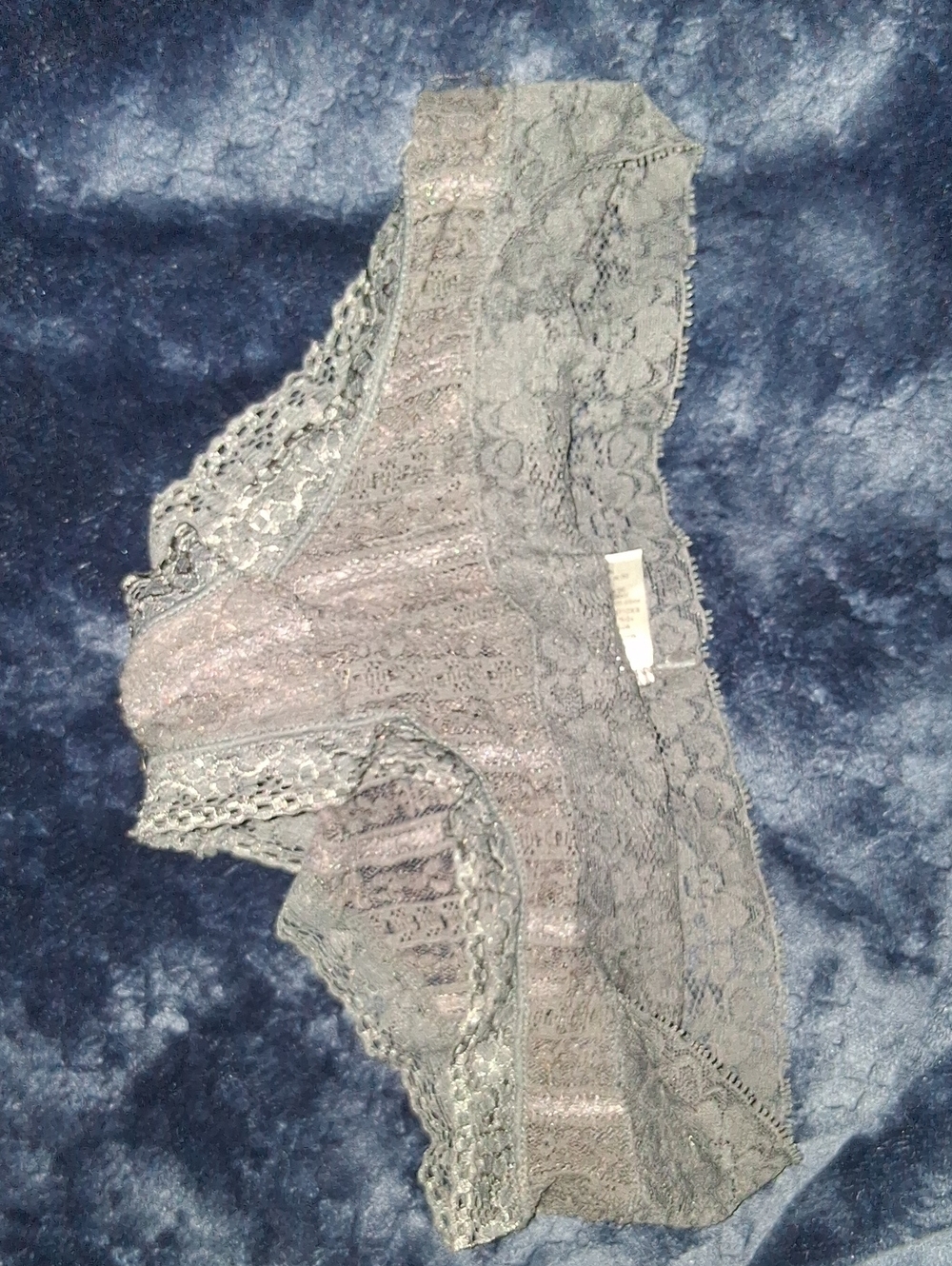 Secret Treasures Gray Lace Bikini Panty